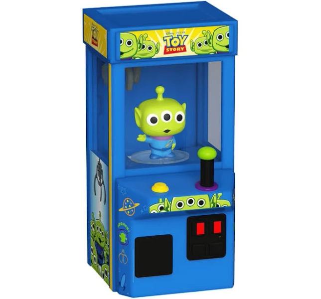 Funko Pop! Bitty Arcade Claw Toy Story Alien Glow in The Dark