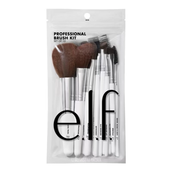 e.l.f. Professional Brush Kit - 12ct