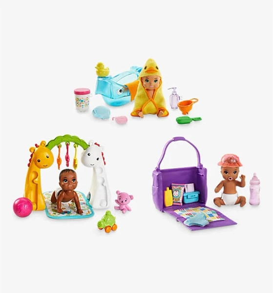 Barbie Skipper Babysitters Inc Baby Doll & Accessories Themed Set