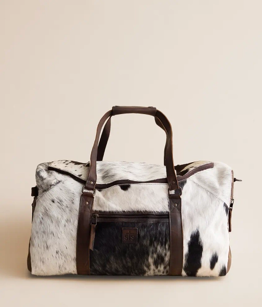 Cowhide Rustler Leather Duffle Bag