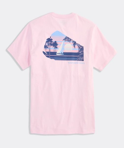 Mahi Sunset Short-Sleeve Pocket Tee