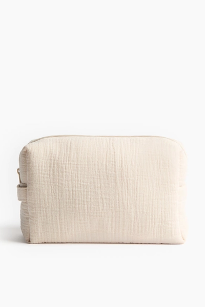 H & M - Muslin Diaper Bag - Light Beige