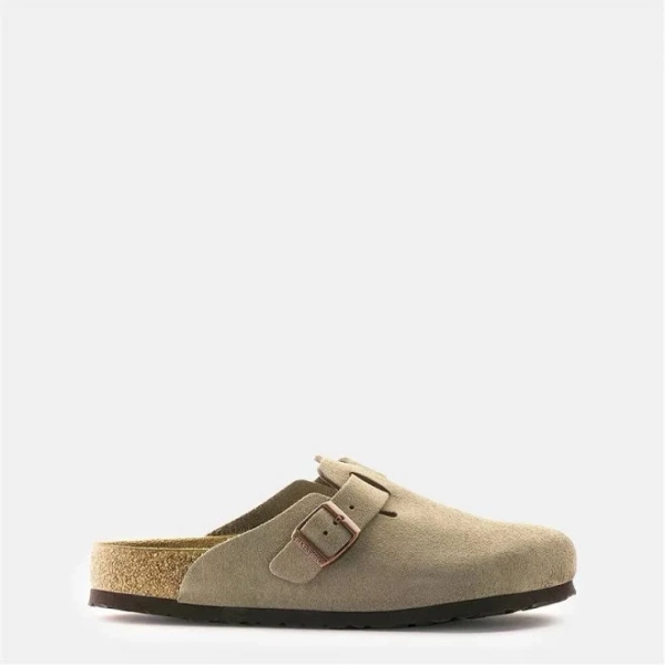 BIRKENSTOCK Boston Suede Flat Sandals – On Sale Now with Up to 19% Off | Discover Exclusive Deals & Savings at BeyondStyle – Authentic Birkenstock