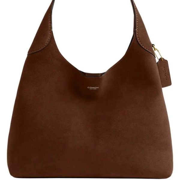 Coach Women's Brooklyn 34 Suede Shoulder Bag