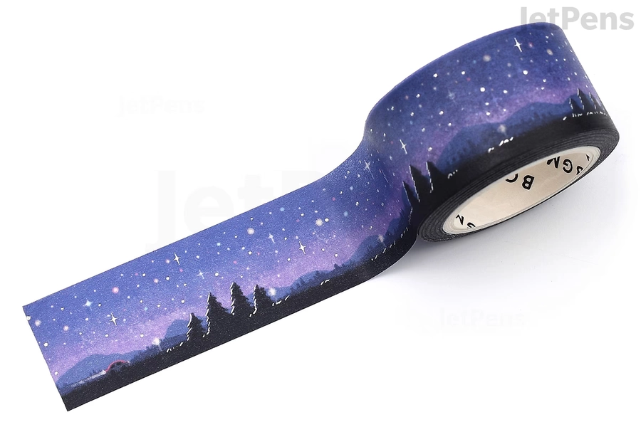 BGM Washi Tape - Fantasy View - Star Lit Sky - 20 mm x 5 m