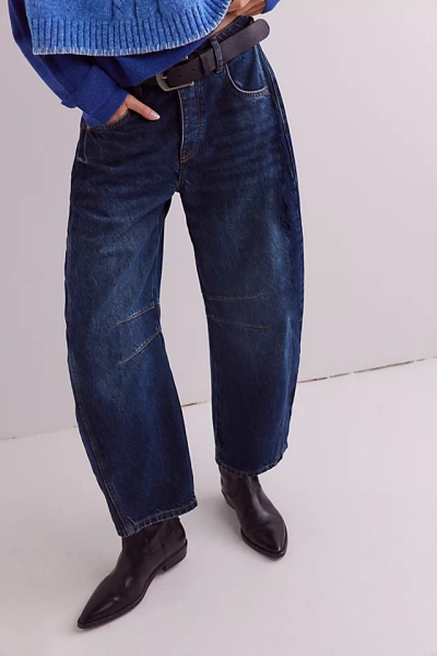 free people good luck barrel jeans 