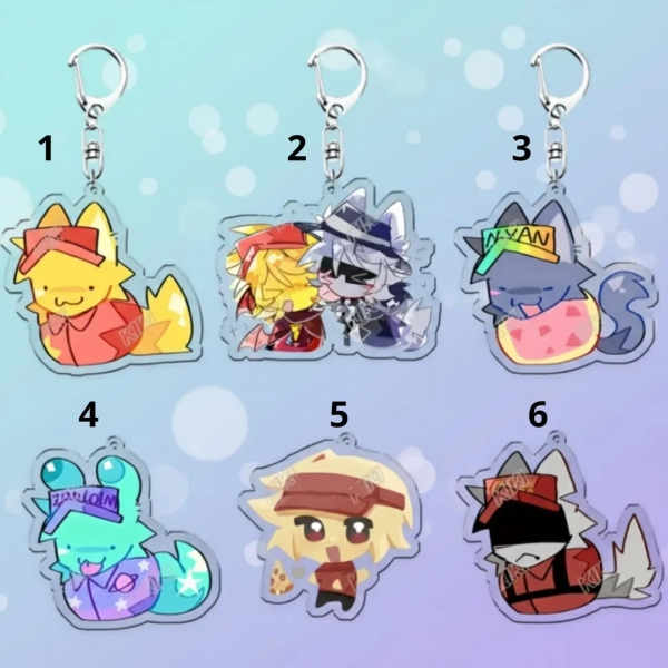 Forsaken Keychain, Roblox Game, Elliot and Chance Keychain - Etsy