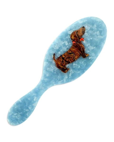 solar eclipse Large Amazing Hair Day Brush - Dog