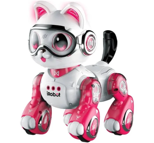 Wholesale Smart Bionic Robot cat 2026 Children's Toy Girls 3-6 Years Old Voice Command Touch Interaction AI Learning Birthday Gift Plastic,1 Piece