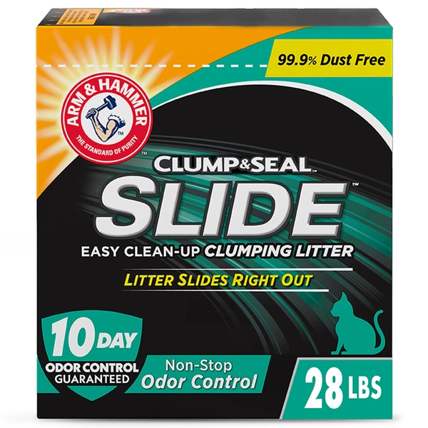 Arm & Hammer™ Clump & Seal Slide Clumping Clay Cat Litter - Low Dust