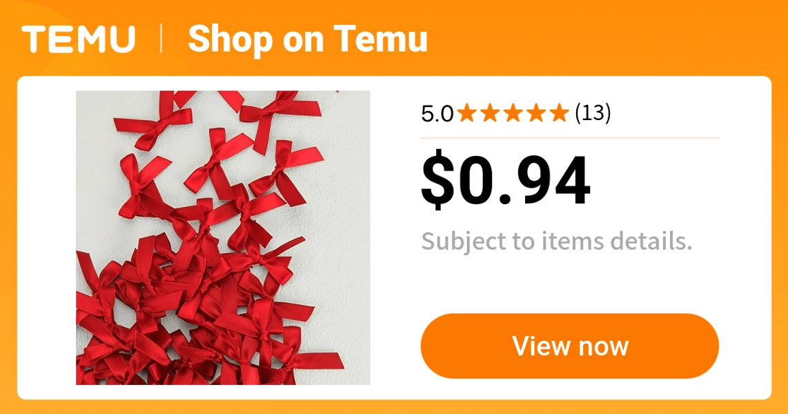 50pcs set cute ballet style ribbon bow tie accessories - Temu