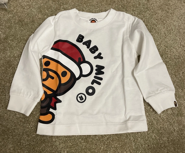 Bape Baby Milo Christmas Long Sleeve