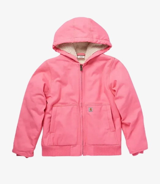 Pink Sherpa Carhartt Jacket