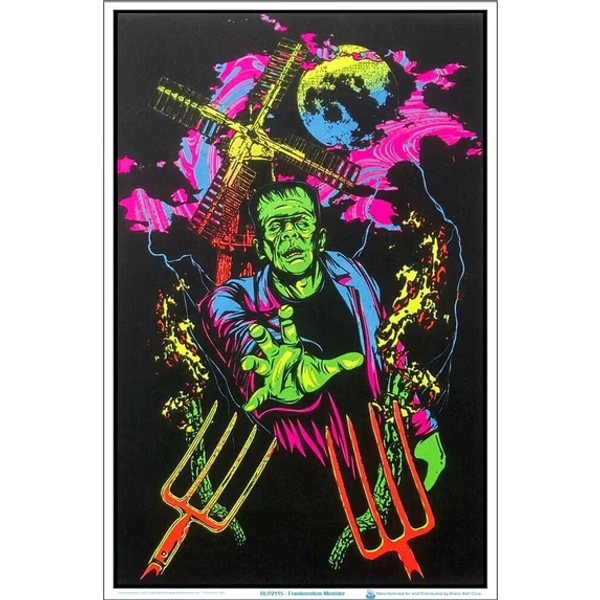 Frankenstein Monster Blacklight Poster 23" x 35"