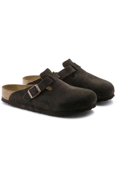 Boston Soft Footbed | Mocca Suede - Narrow / 35