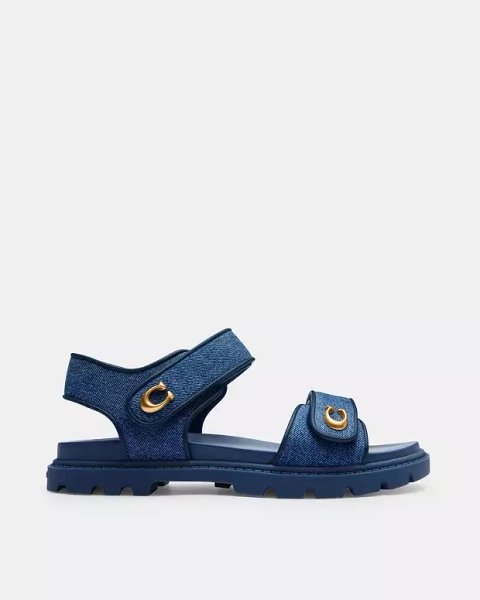 Deep Blue Brynn Sandal