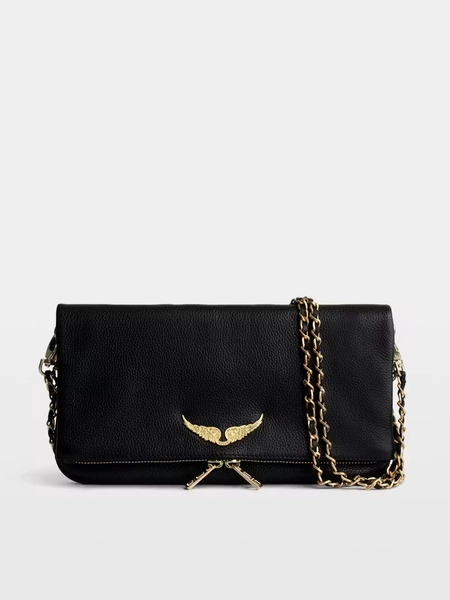 Pochette Rock en cuir noir | Zadig&Voltaire