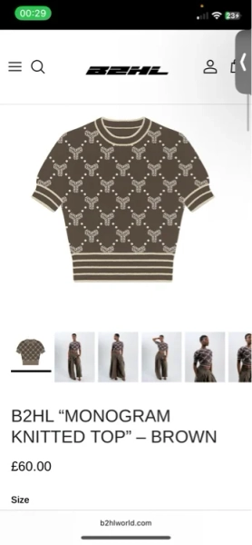 Monogram top