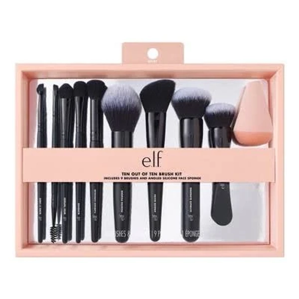 e.l.f. Ten Out of Ten Makeup Brush Set