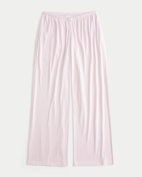 Always Cozy Pointelle Wide-Leg Boxer Pants