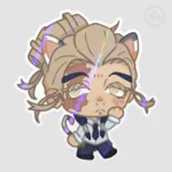 kitty tamsy caines sticker by starrspan - ACGGOODS