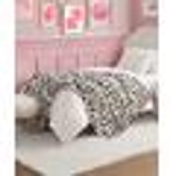 Juicy Couture Plush Throw, 50" x 70" - Doodle Cheetah White