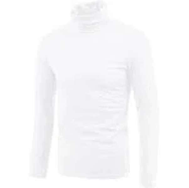 Inspire Chic Men's Slim Fit Long Sleeve Turtleneck T-Shirt