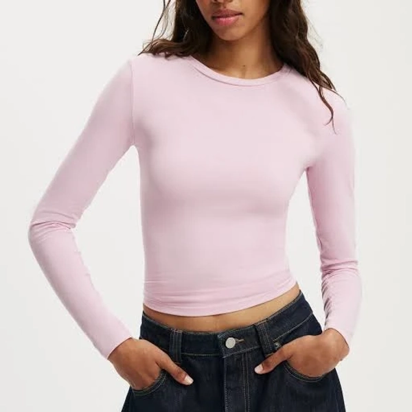 Cotton On Women's All Day Crew Long Sleeve