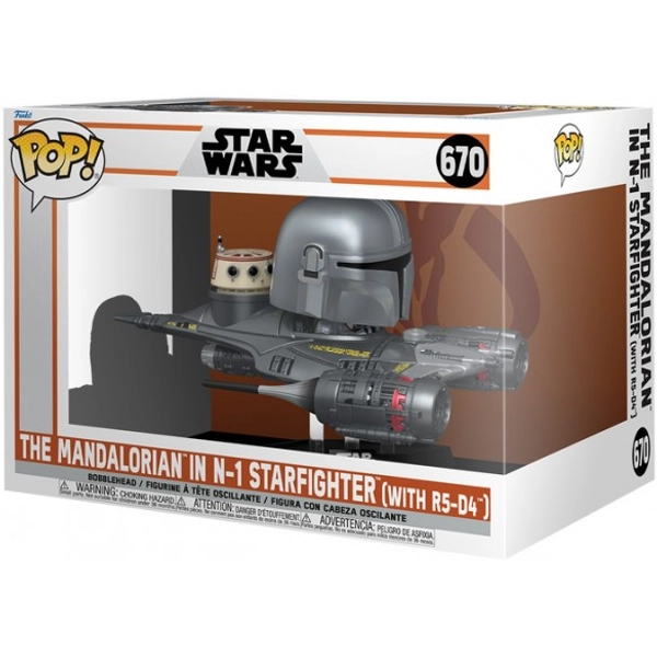 Funko Pop 670 - Mandalorian in N-1 Starfighter | Fantàsia
