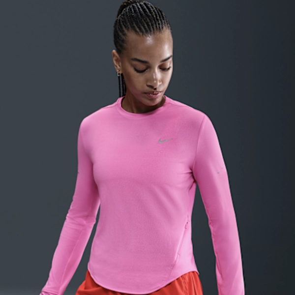 Nike Swift Women's Dri-FIT UV Long-Sleeve Crew-Neck Running Top