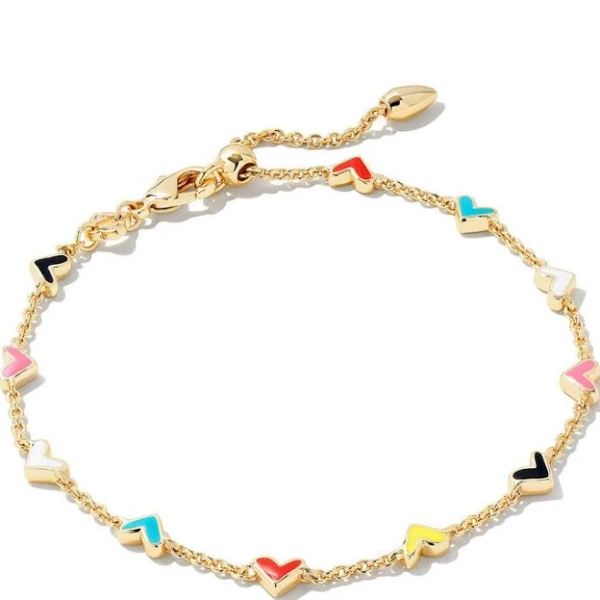 Kendra Scott Haven Heart Delicate Chain Bracelet