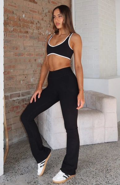 Stay Active Flare Leggings Black – White Fox Boutique US | Clothes & Accessories | Shop Online