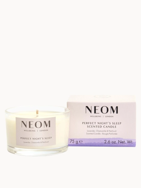 NEOM Wellbeing Perfect Nights Sleep Scented Travel Candle