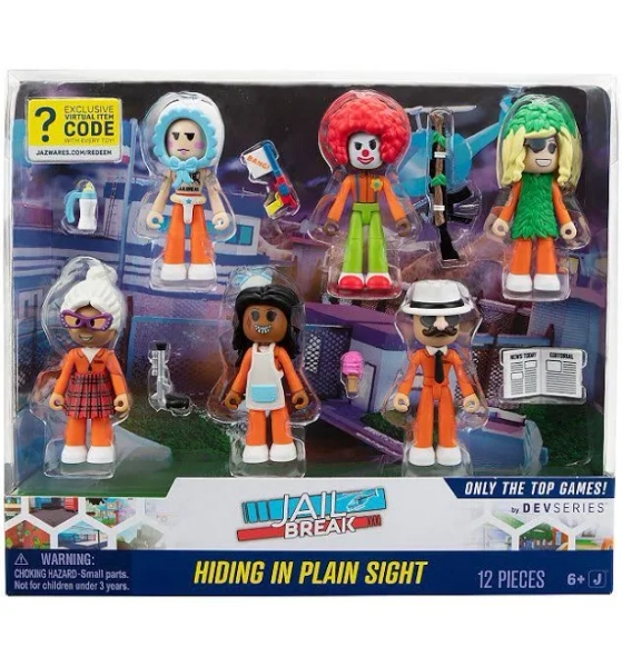 Roblox Jailbreak Action Figure & Accessories Set