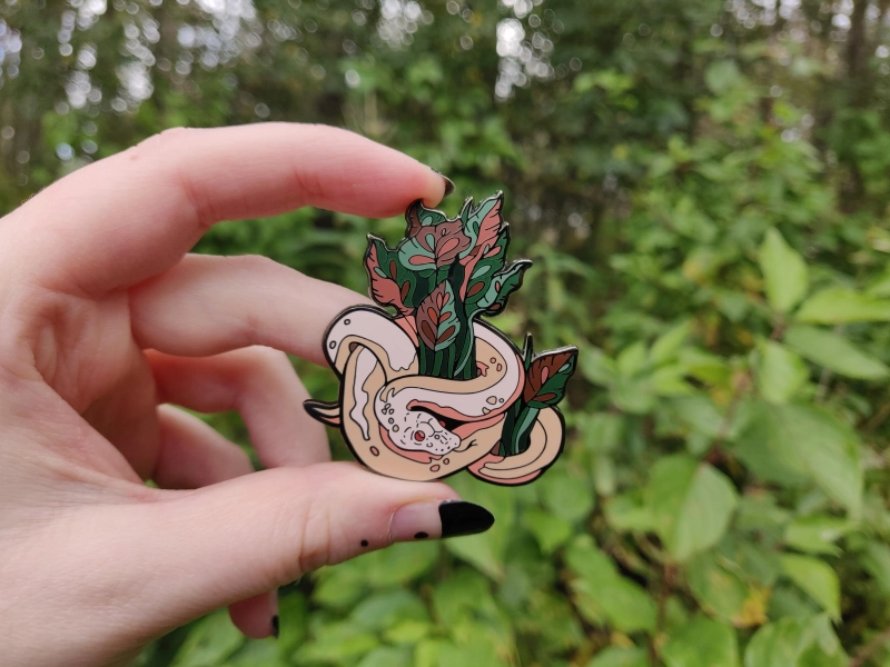 Corn Snake : Herpetoflora Enamel Pin Collection