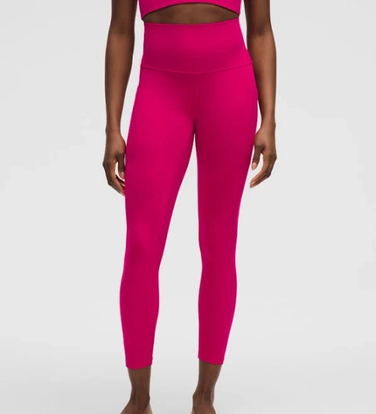 lululemon Leggings | Women's Align High-Rise Pant with Pockets 25" - Size 0 | Pink