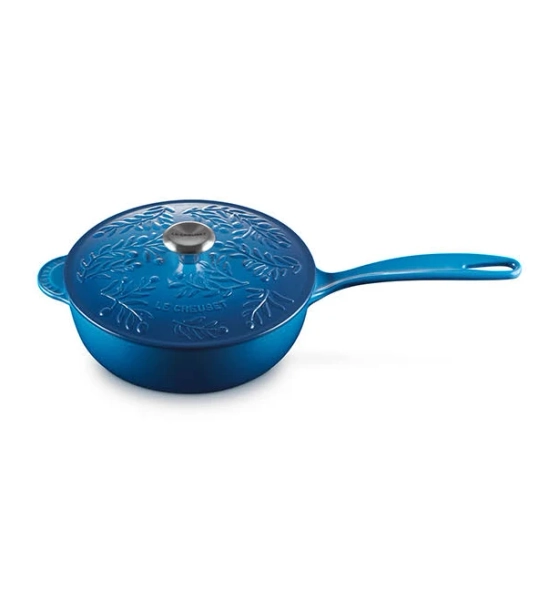 Le Creuset Enameled Cast Iron Olive Branch Saucier