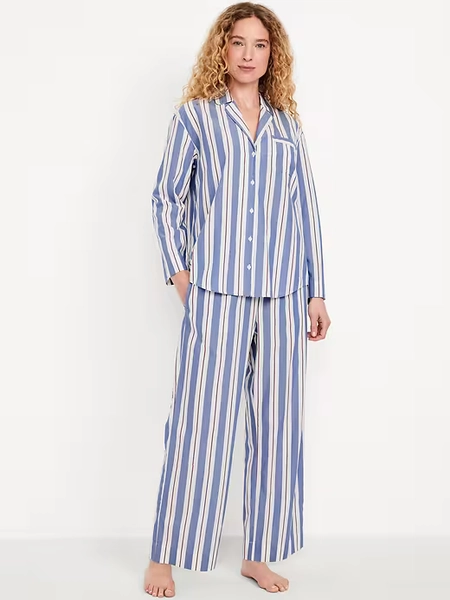Poplin Pajama Pant Set