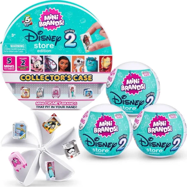 5 Surprise Disney Mini Brands Series 2 Collector's Kit