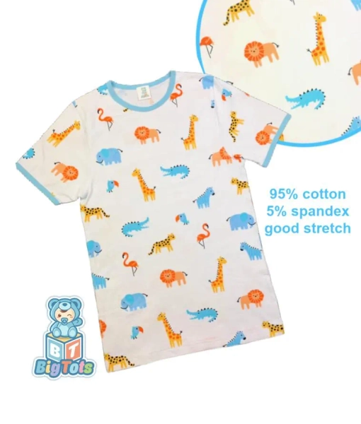 ABDL Jungle Animals Top  Shirt Adult Baby