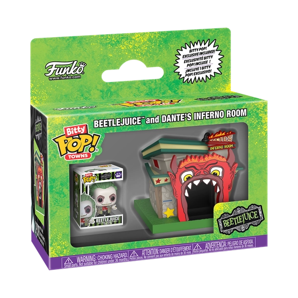 Bitty Pop! Towns Beetlejuice and Dante's Inferno Room