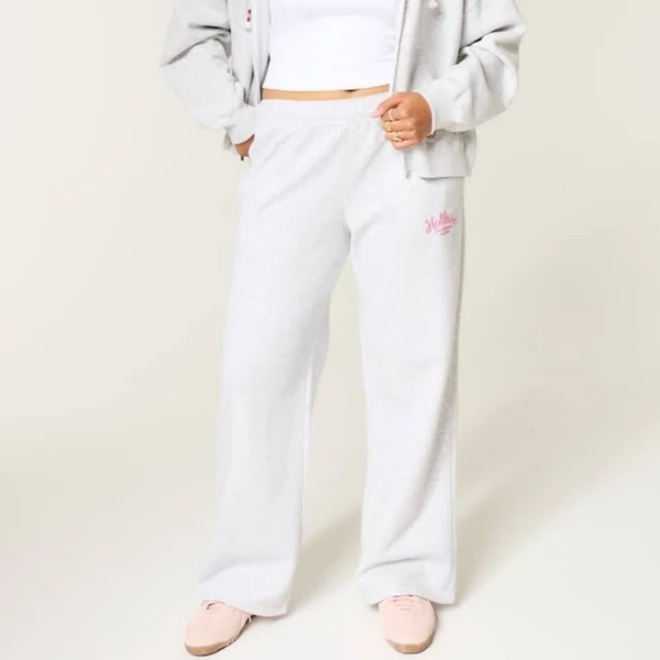 Hollister Women's Feel Good Wide-Leg Sweatpants