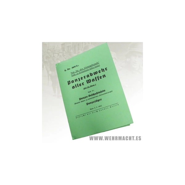 Combat manual for the Panzerjäger