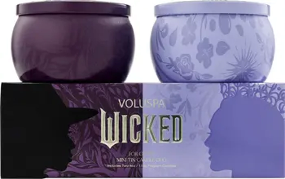 Wicked Collection For Good Mini Tin Candle 2-Piece Gift Set