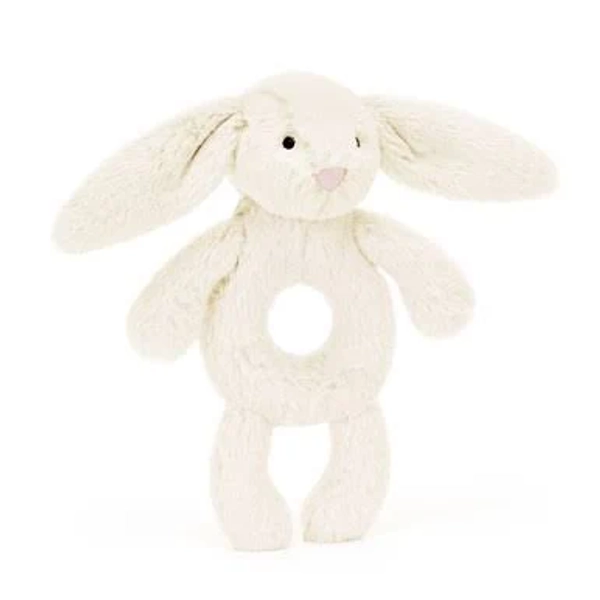 Bashful Bunny Ring Rattle Jellycat