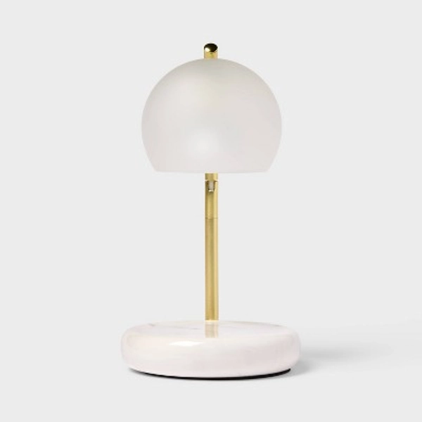 Candle Lamp Warmer White Frosted - Threshold™