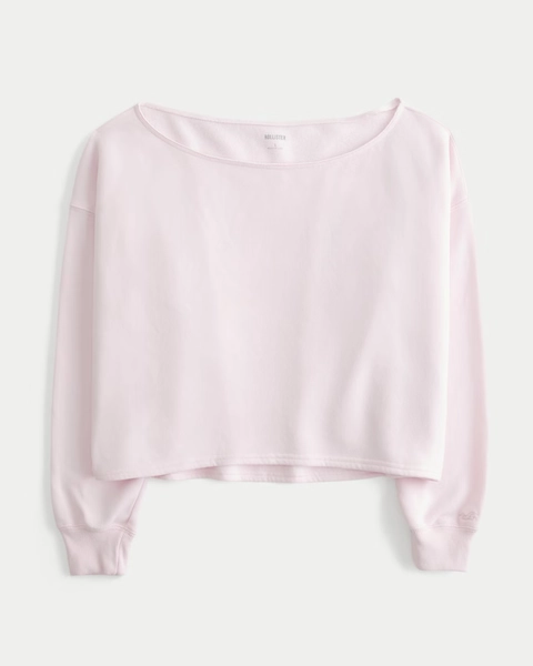Hollister Feel Good Easy Off-the-Shoulder Sweatshirt