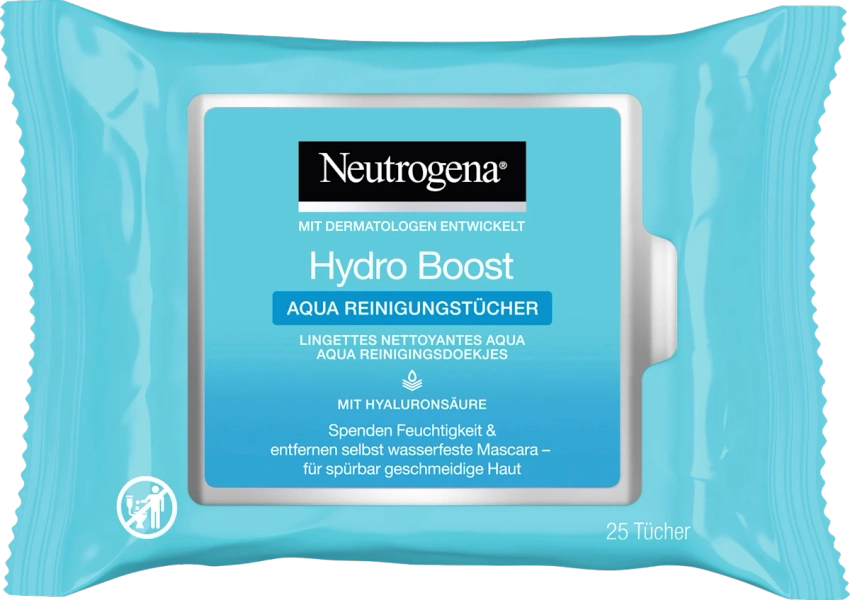Reinigungstücher Aqua Hydro Boost, 25 St