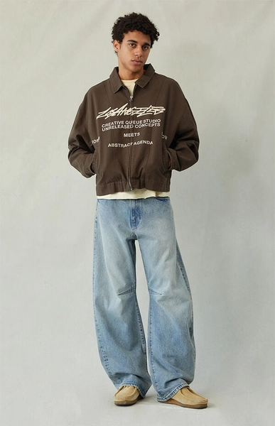 Mason Baggy Barrel Jeans Light Indigo