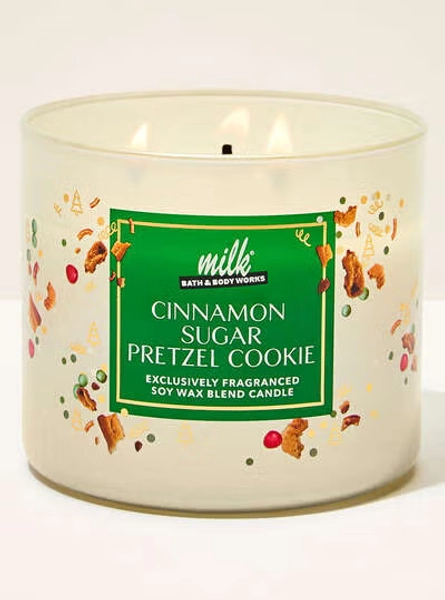 Cinnamon Sugar Pretzel Cookie 3-Wick Candle